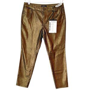 ✨ NEW Metallic High Waist Skinny Ankle Pants - Size 14 ✨